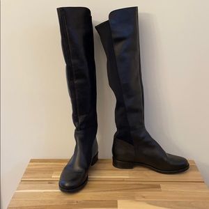Black Aldo Over the Knee Boots